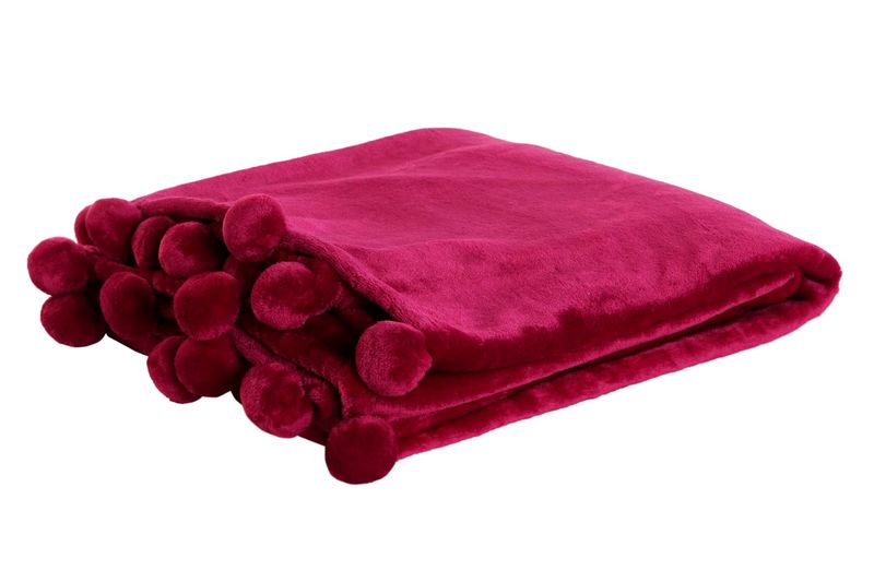 MANTA POLIESTER ROJA