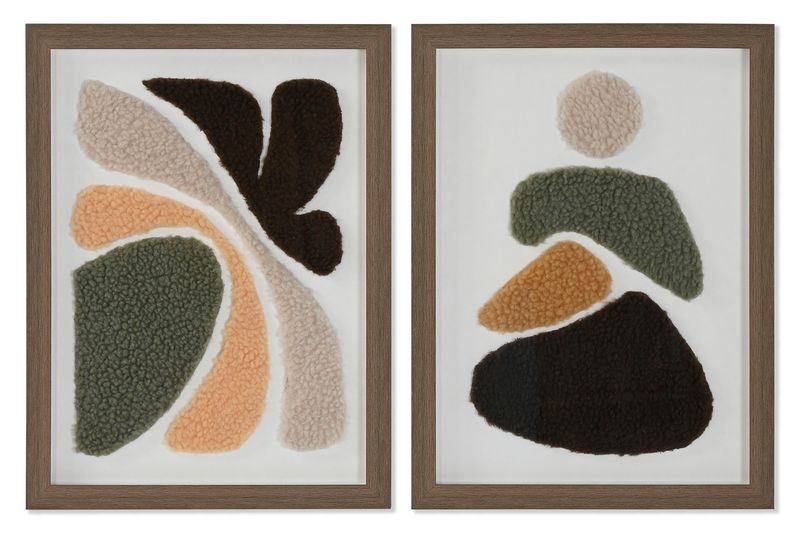 SET DE 2 CUADROS ABSTRACTOS