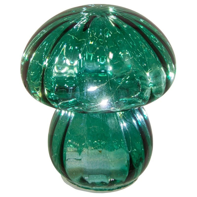 LÁMPARA SOBREMESA CRISTAL SETA VERDE