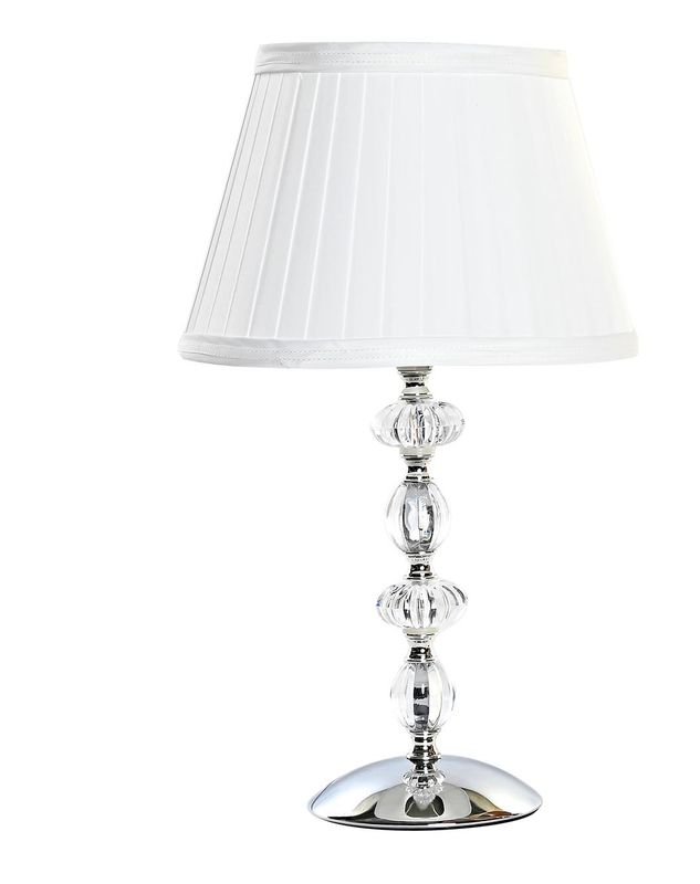 LÁMPARA SOBREMESA CRISTAL METAL