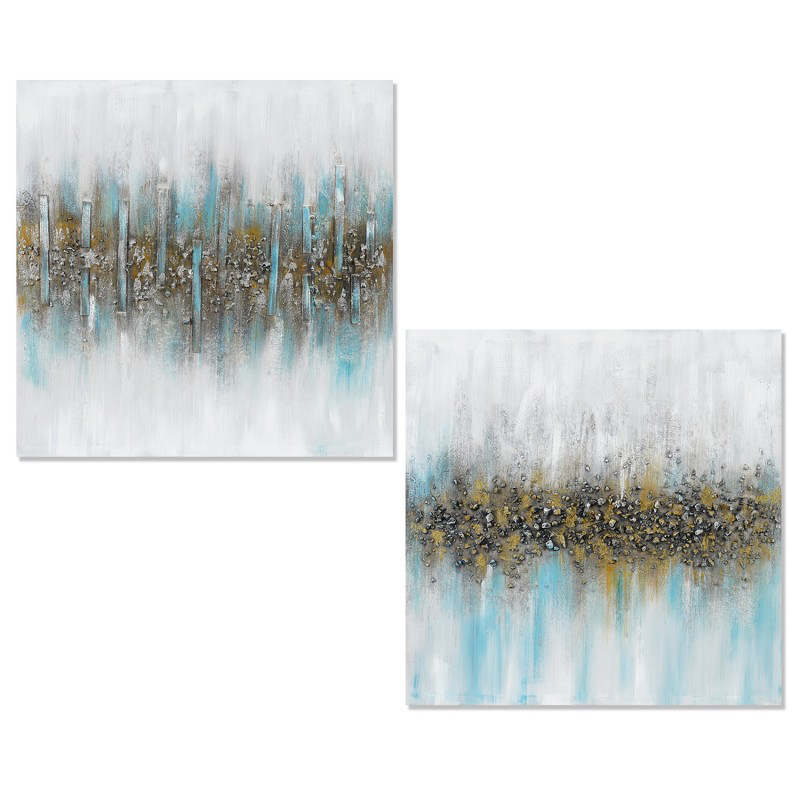 SET DE 2 LIENZOS ABSTRACTOS