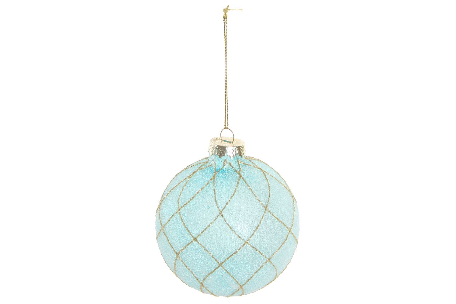 BOLA DECORACIÓN CRISTAL GLASEADO