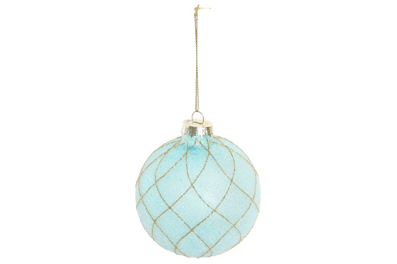 BOLA DECORACIÓN CRISTAL GLASEADO
