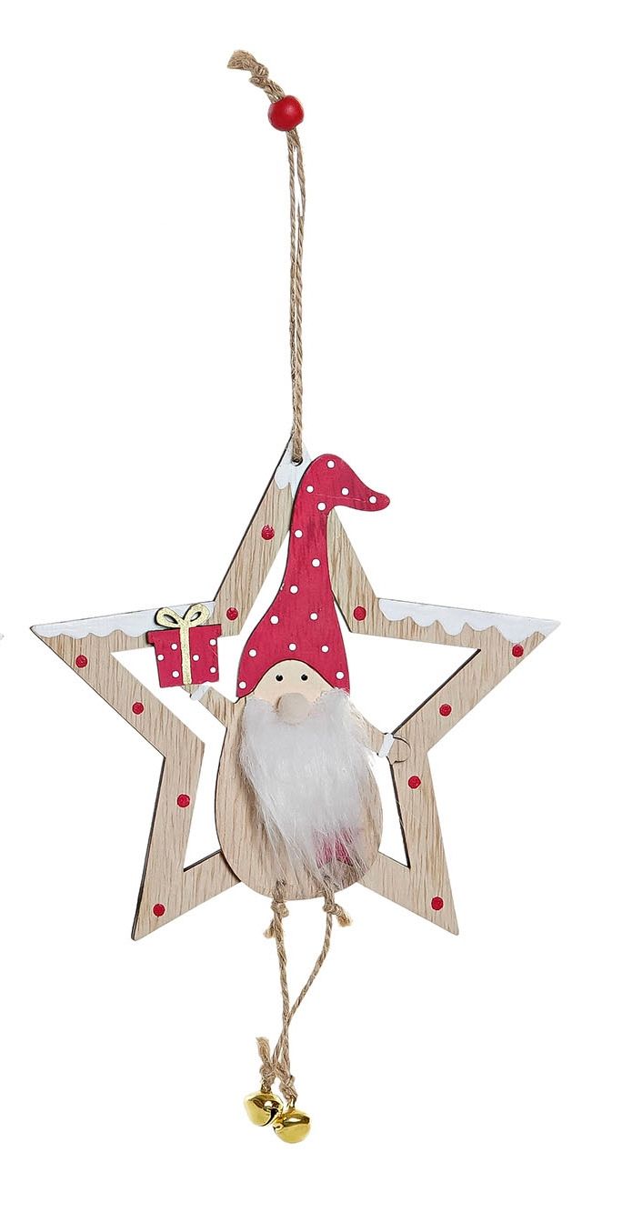 DECORACION COLGANTE MDF ESTRELLA
