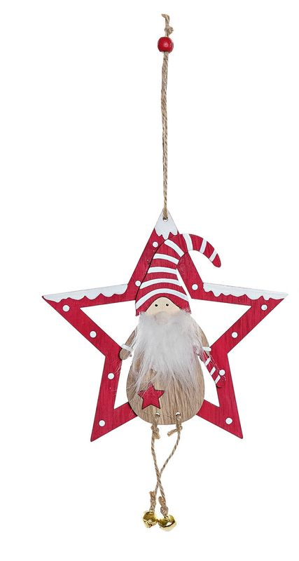 DECORACION COLGANTE MDF ESTRELLA
