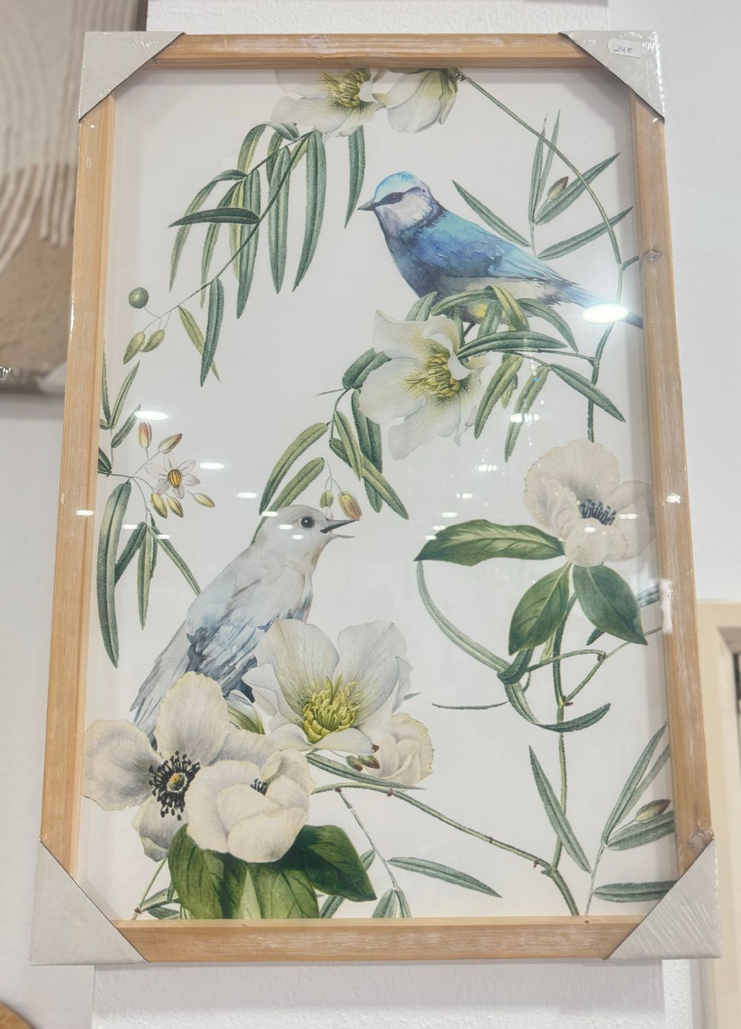 CUADRO ENMARCADO PÁJAROS
