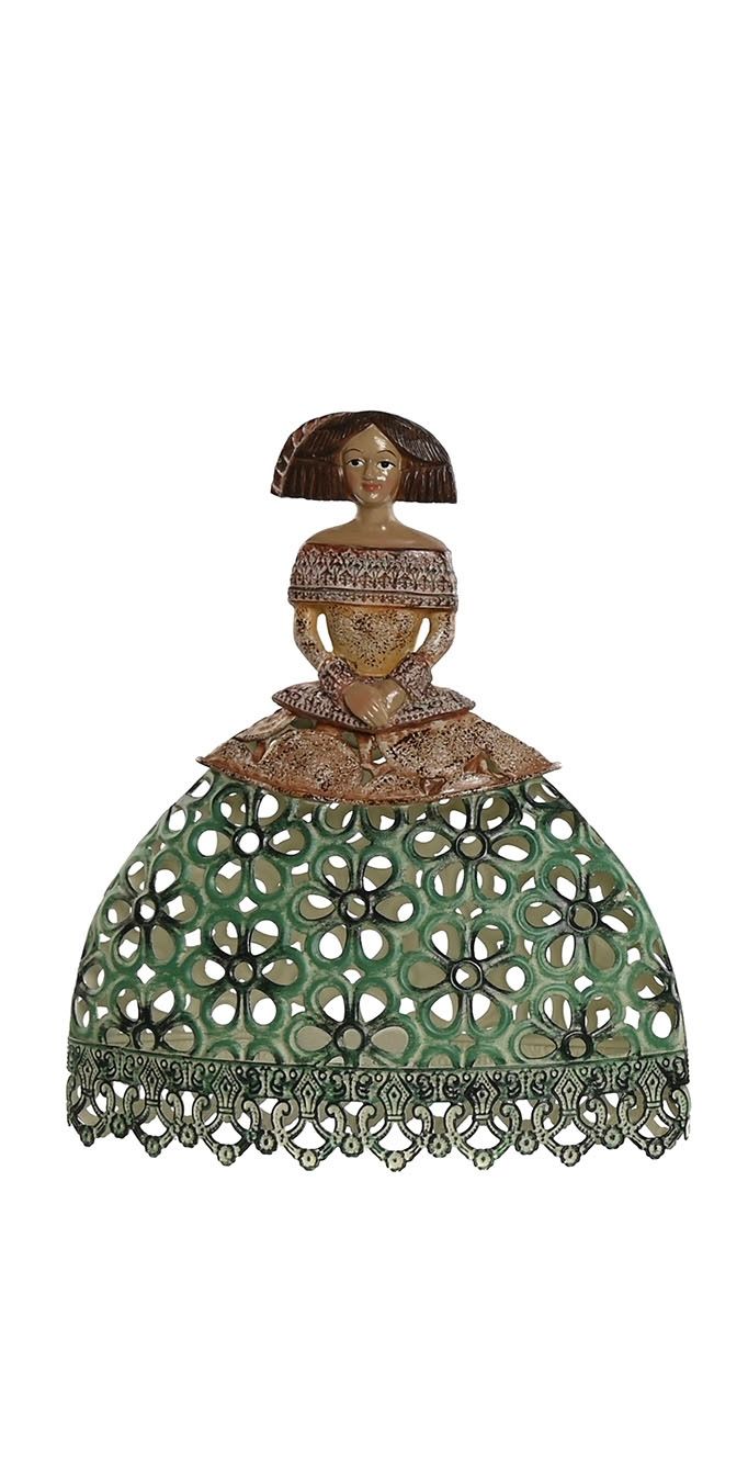 FIGURA MENINA METAL