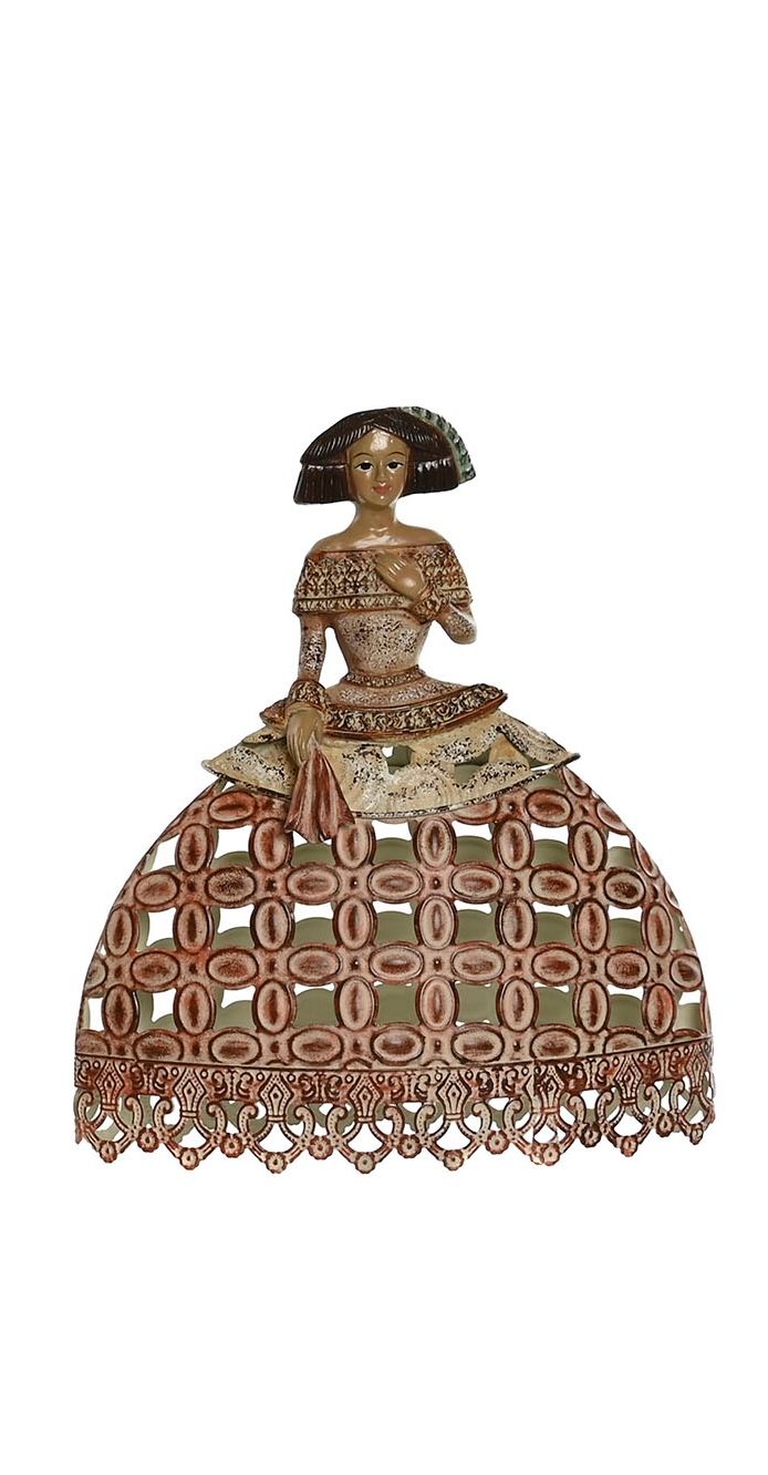 FIGURA MENINA METAL