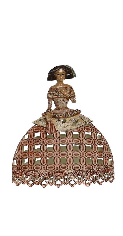 FIGURA MENINA METAL