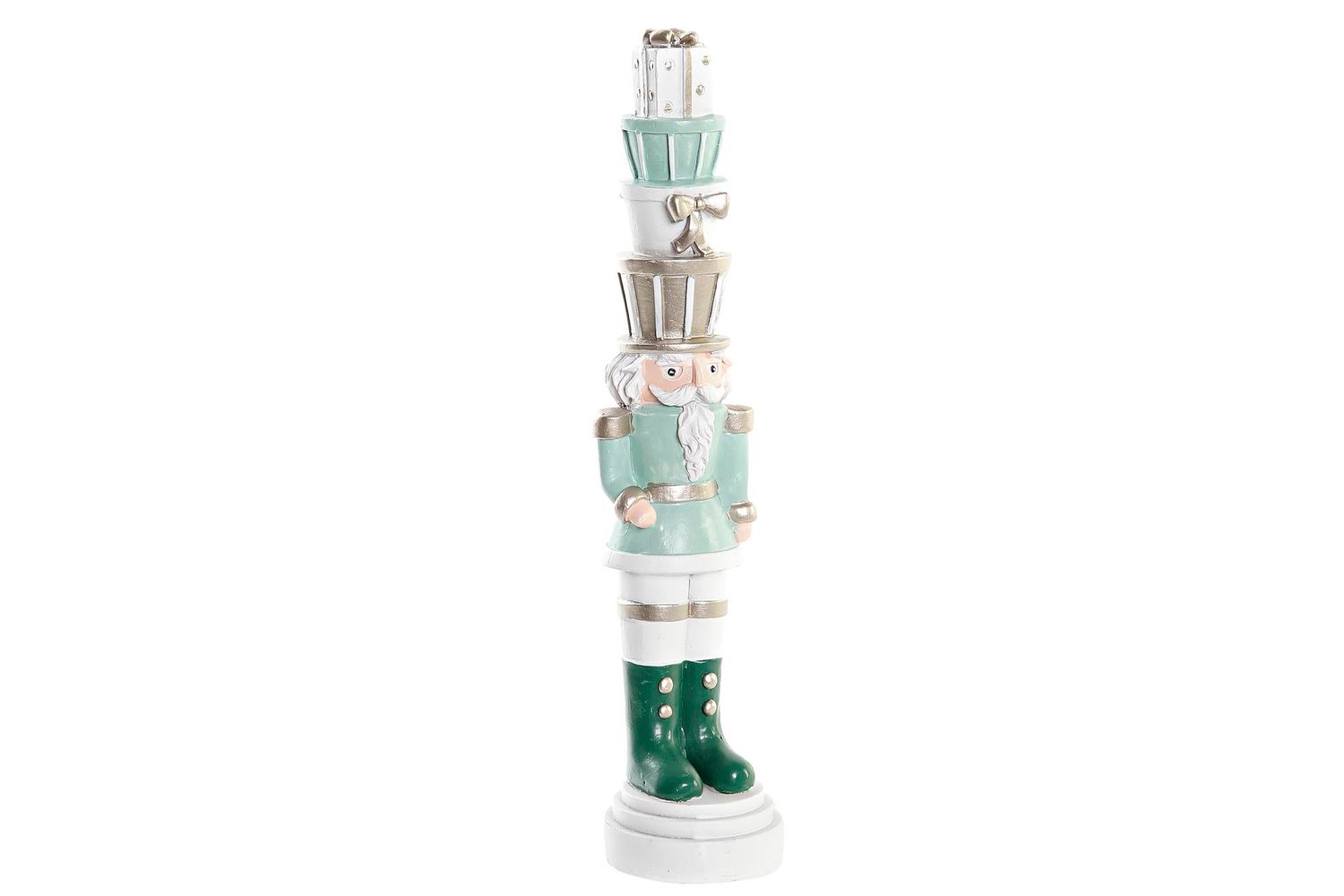 FIGURA RESINA CASCANUECES VERDE MENTA