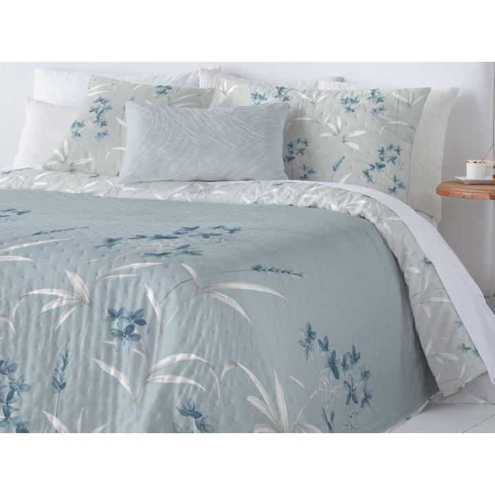 EDREDÓN BOUTI REVERSIBLE AZUL (PARA CAMA DE 90 cm.)