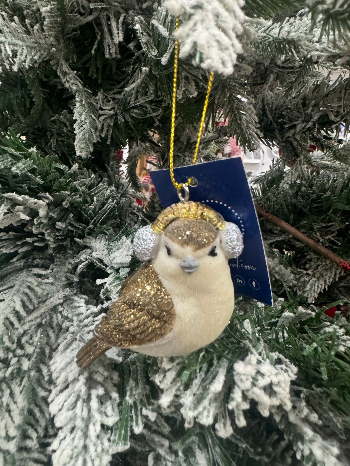 DECORACIÓN COLGANTE PÁJARO