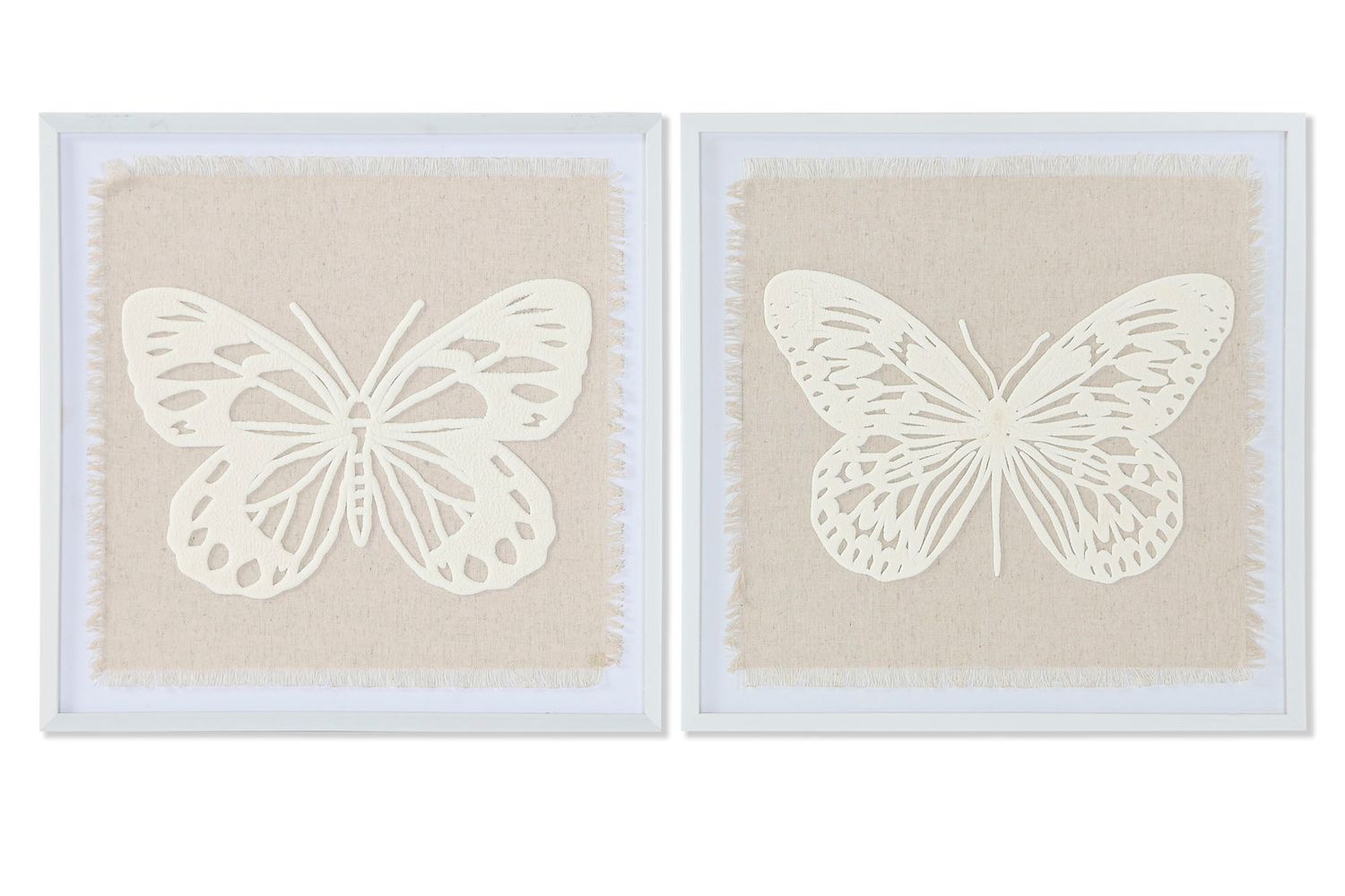 SET DE 2 CUADROS MARIPOSAS 3D