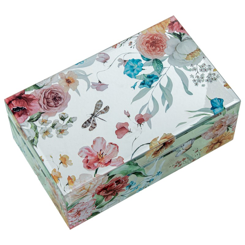 JOYERO CRISTAL FLORES
