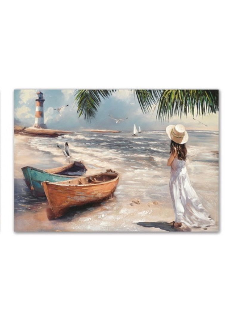 CUADRO LIENZO CHICA PLAYA