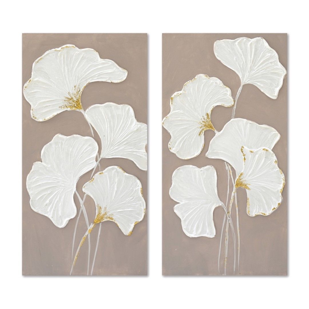 SET DE 2 LIENZOS FLOR DE LOTO
