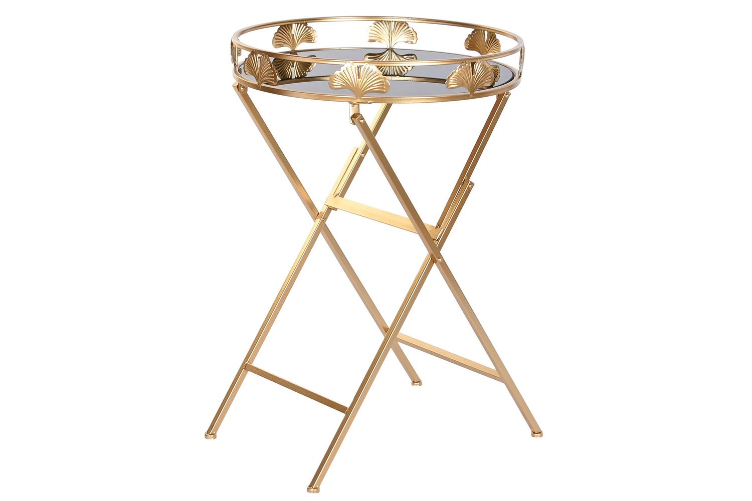 MESA AUXILIAR DORADA METAL
