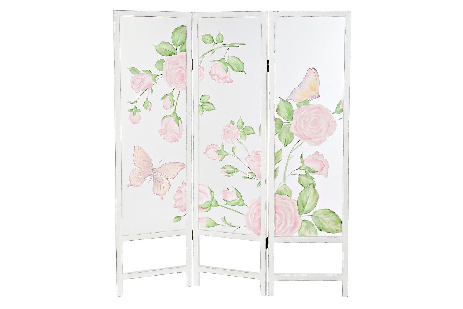 BIOMBO NYLON MADERA FLORES