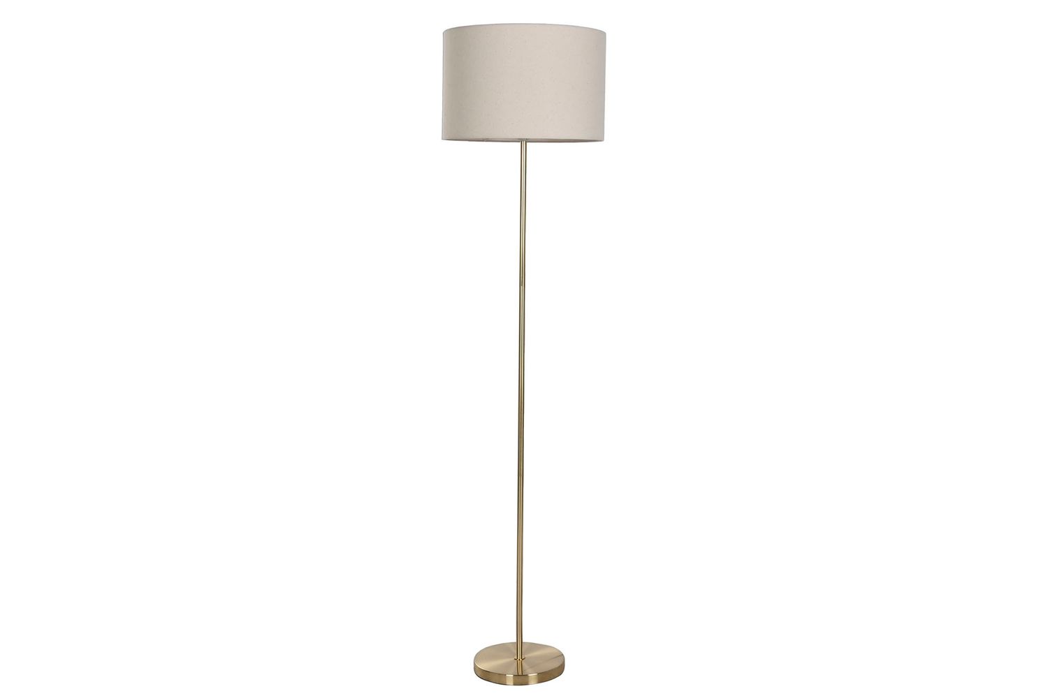 LÁMPARA DE PIE METAL DORADA