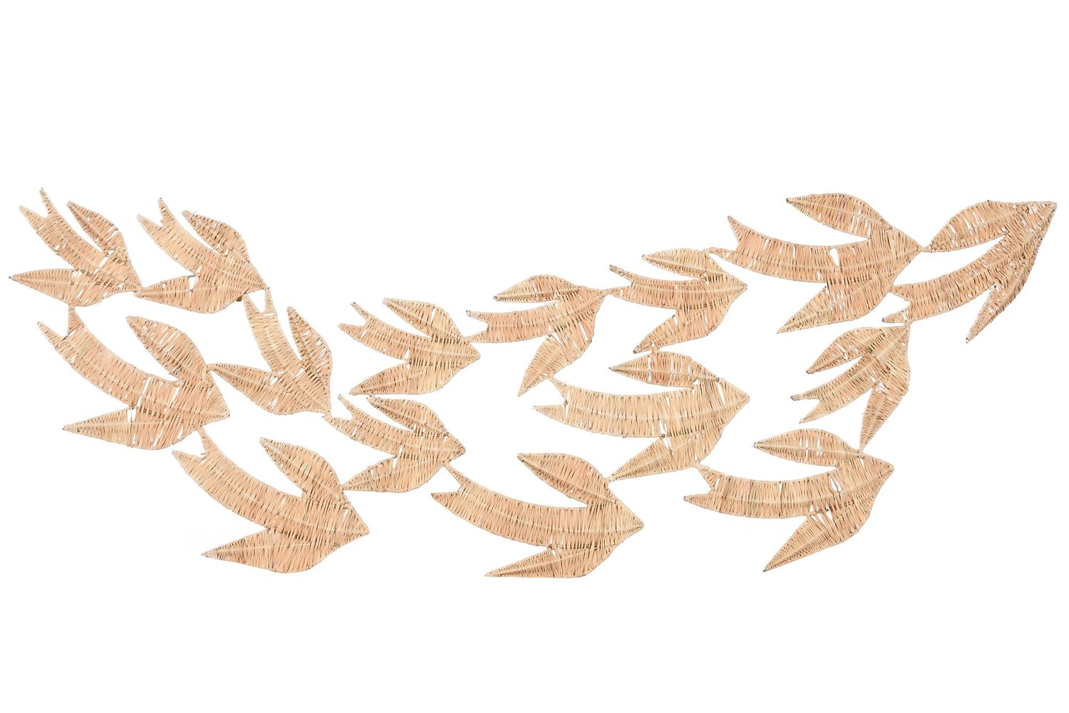 DECORACION PARED FIBRA GOLONDRINAS