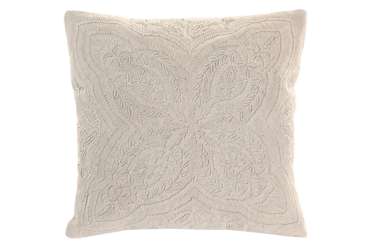 COJÍN ALGODÓN BORDADO A MANO