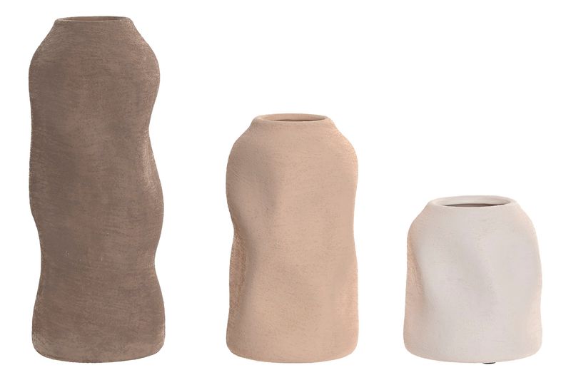 SET DE 3 JARRONES ORGÁNICOS