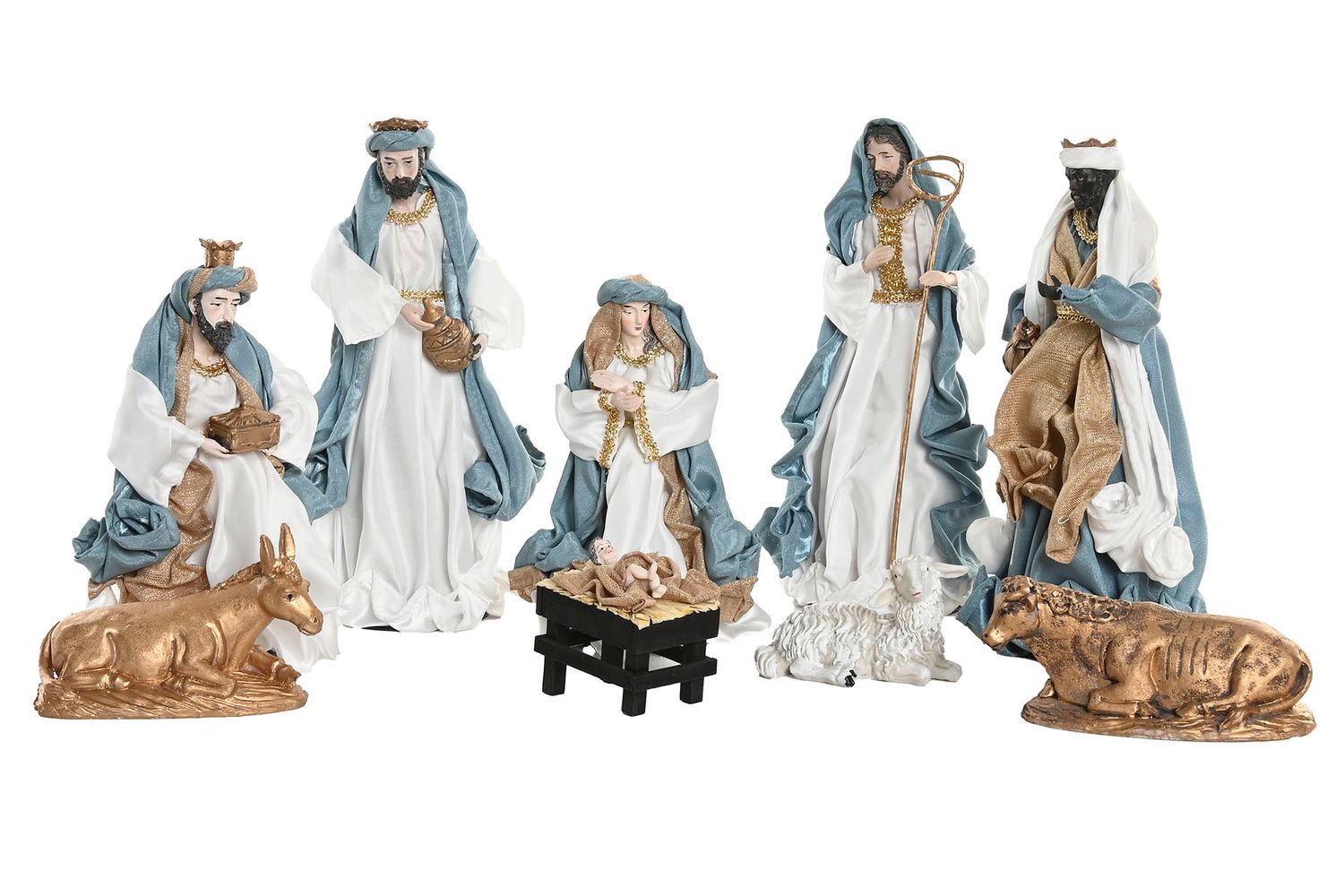 NACIMIENTO SET DE 9 PIEZAS AZUL