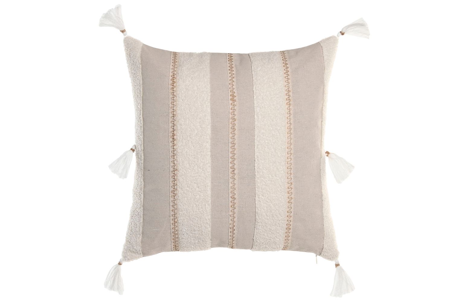 COJÍN ALGODÓN BEIGE