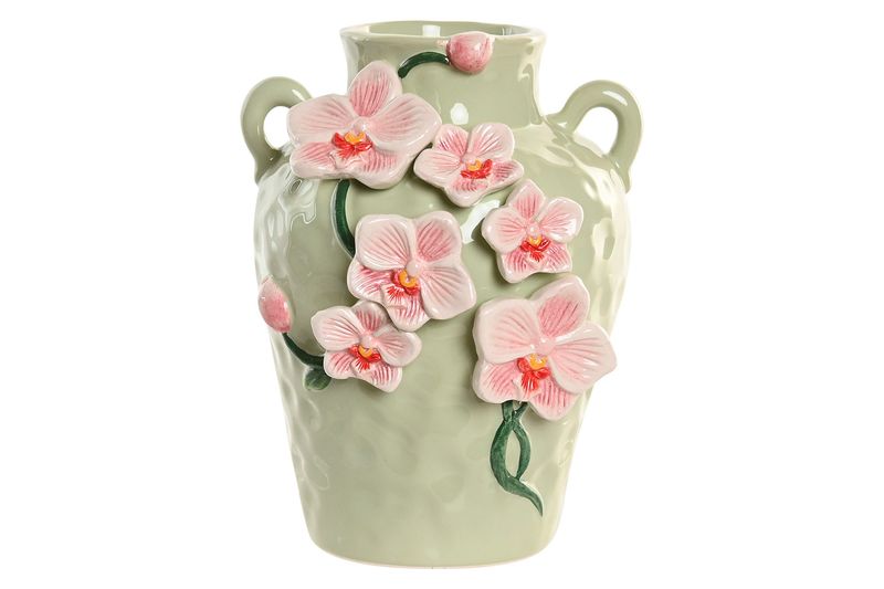 JARRÓN CERÁMICA ORIENTAL PEQUEÑO