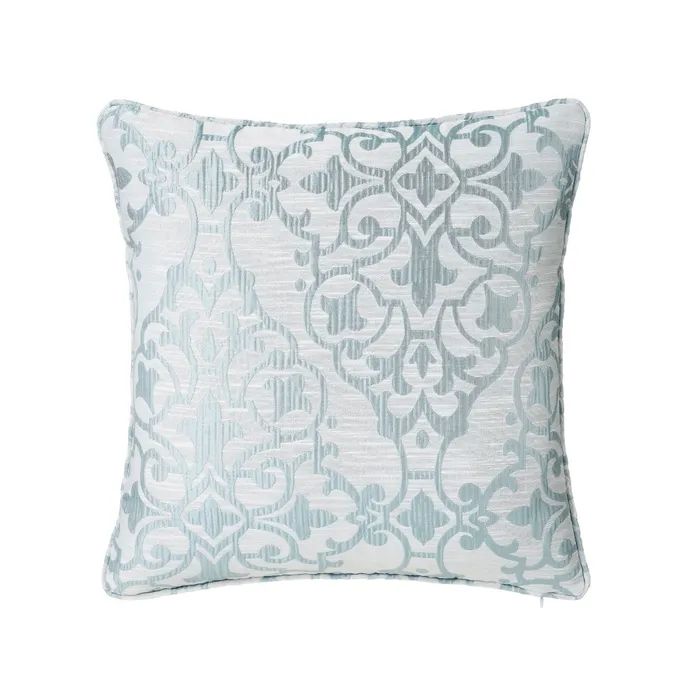 COJÍN JACQUARD TEÑIDO ESTELA AZUL