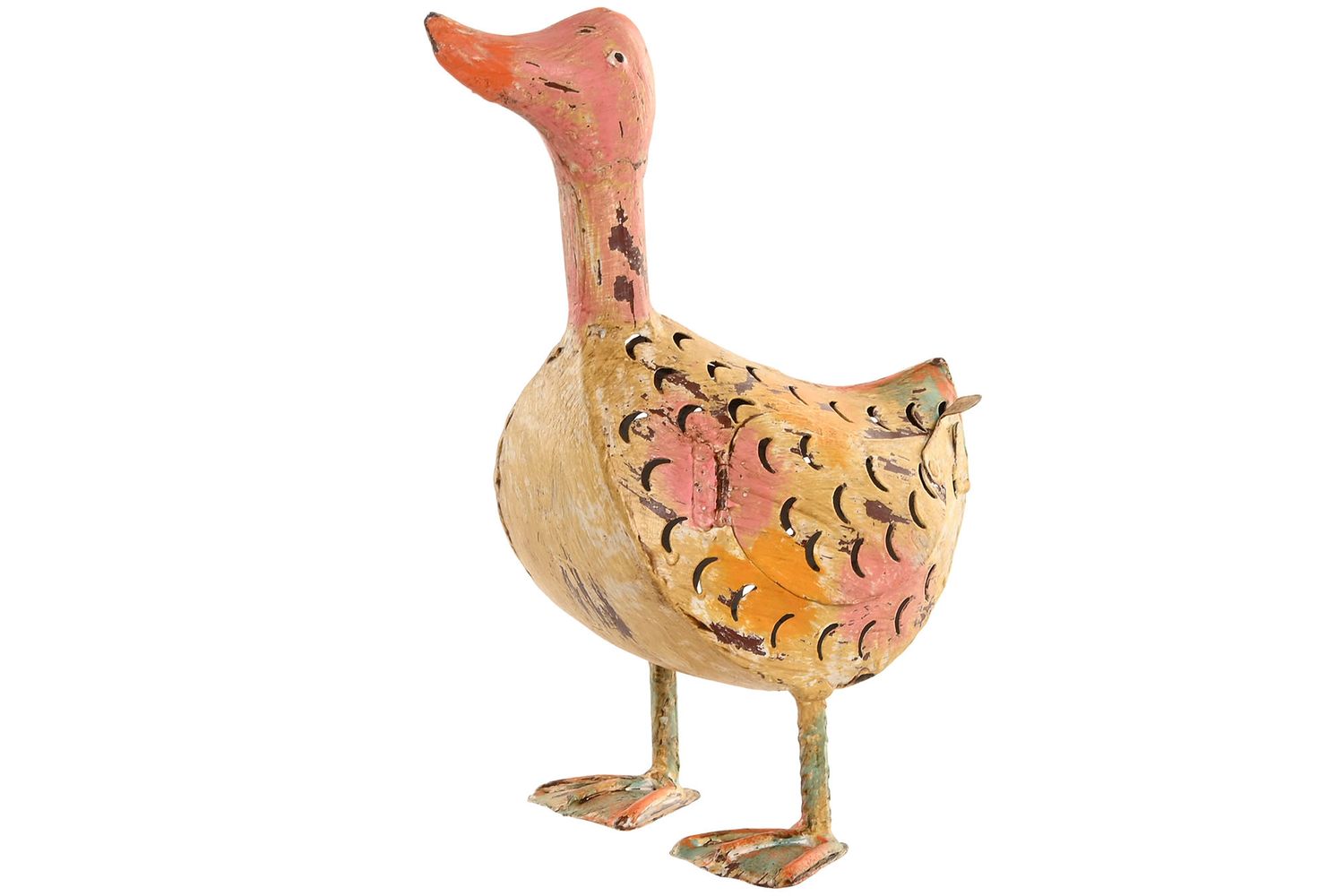 DECORACIÓN METAL PATO