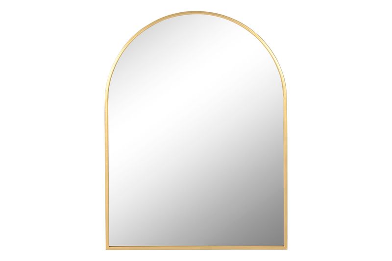 ESPEJO HIERRO VENTANA DORADO