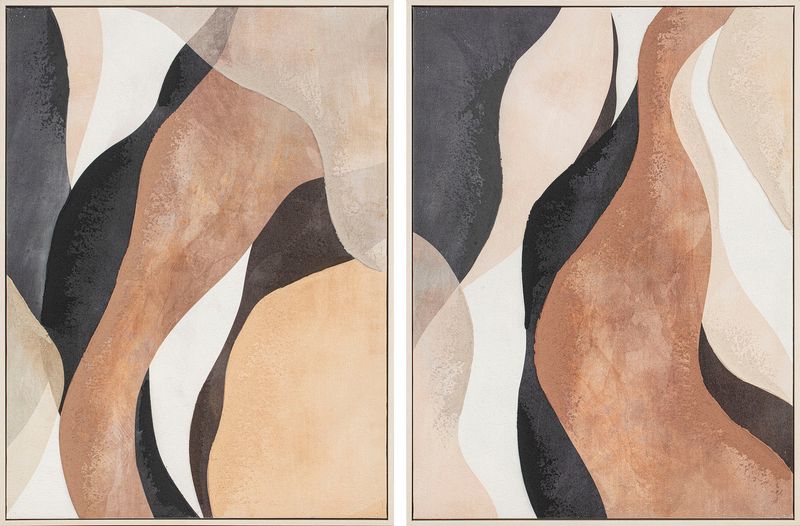 SET DE 2 CUADROS ABSTRACTOS