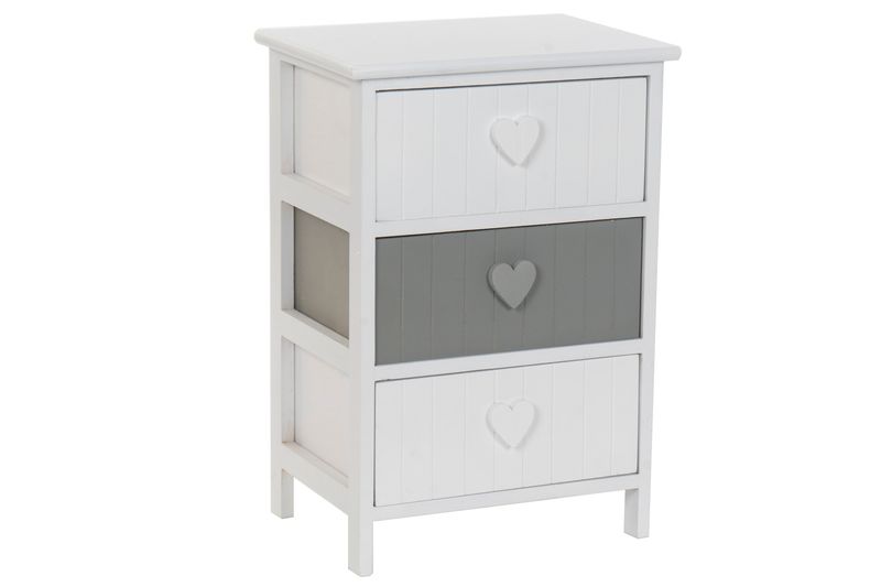 CAJONERA BLANCA Y GRIS