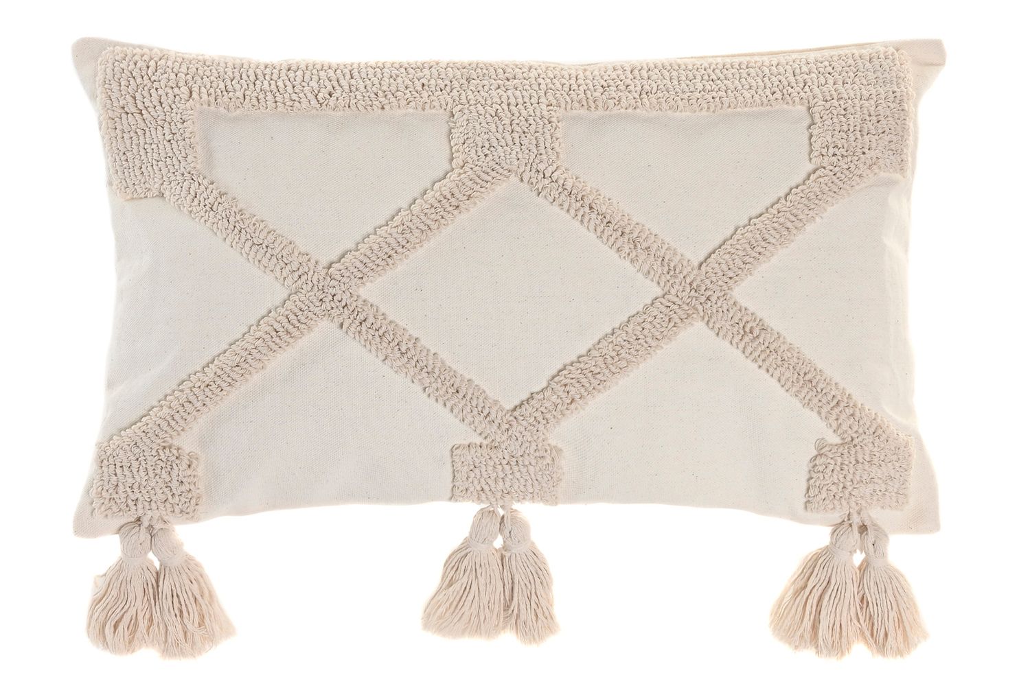 COJÍN APLICACIONES BEIGE