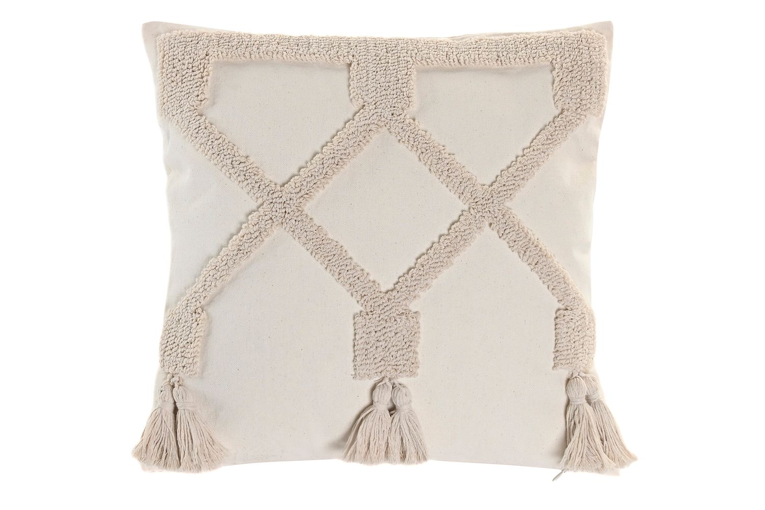 COJÍN APLICACIONES BEIGE