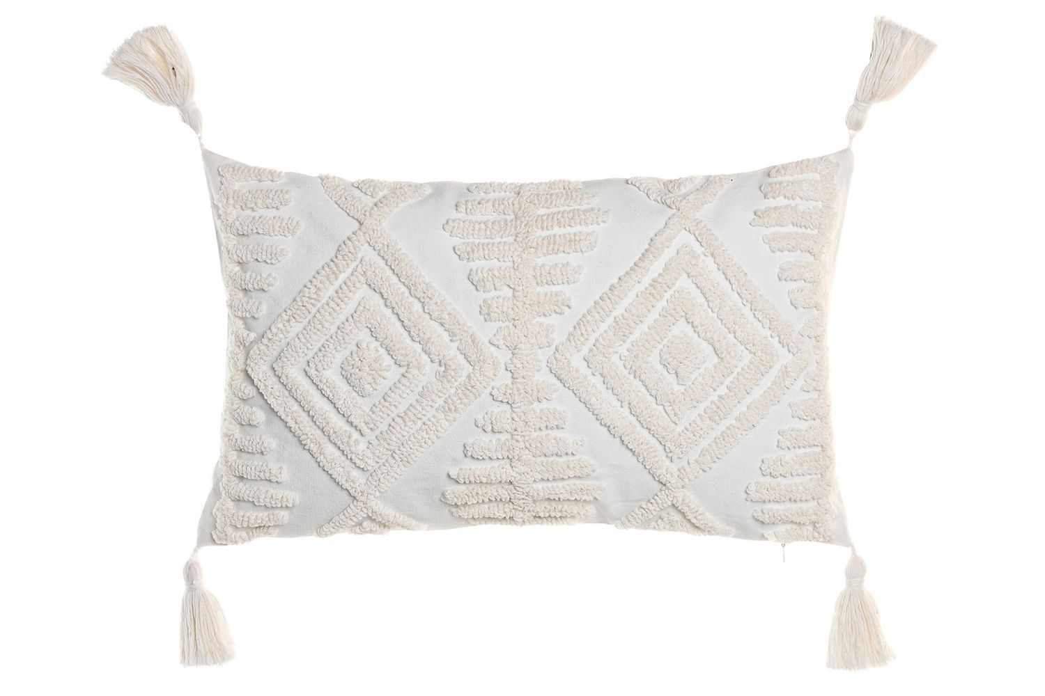 COJÍN APLICACIONES BLANCO