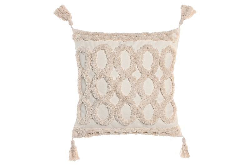 COJÍN APLICACIONES CRUDO