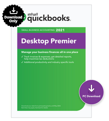 Quickbooks Desktop Premier 2021 | Lifetime License | US VERSION |