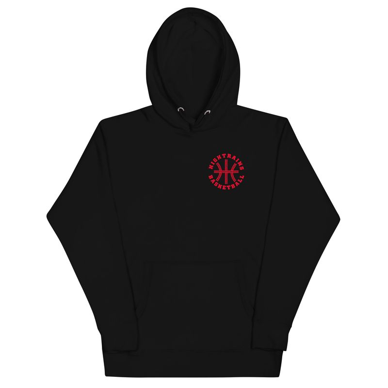 logo double print hoodie