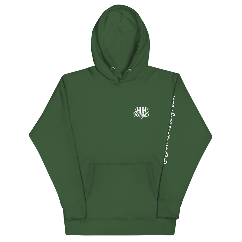 HH Riders Hoodie White Print HH Riders Hoodie White Print