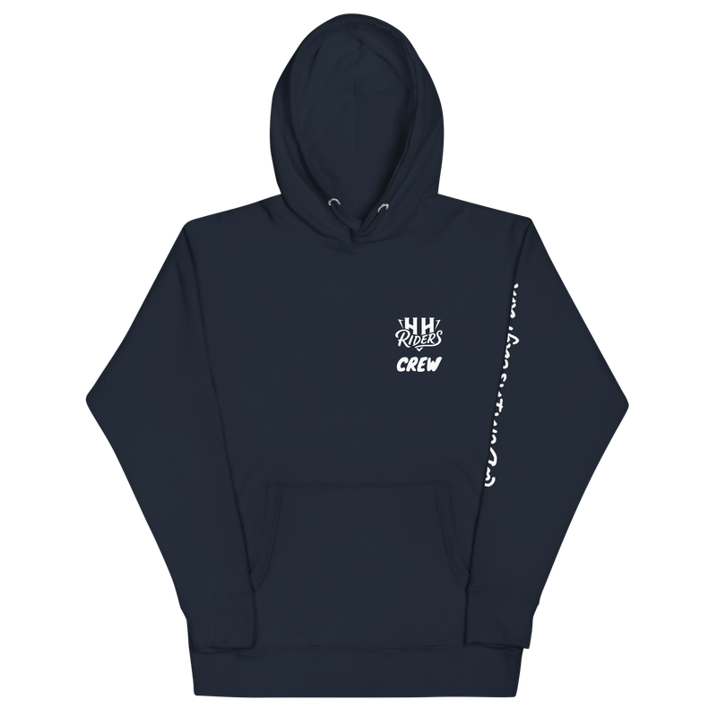 HH Riders Hoodie White Print Crew Version HH Riders Hoodie White Print Crew Version