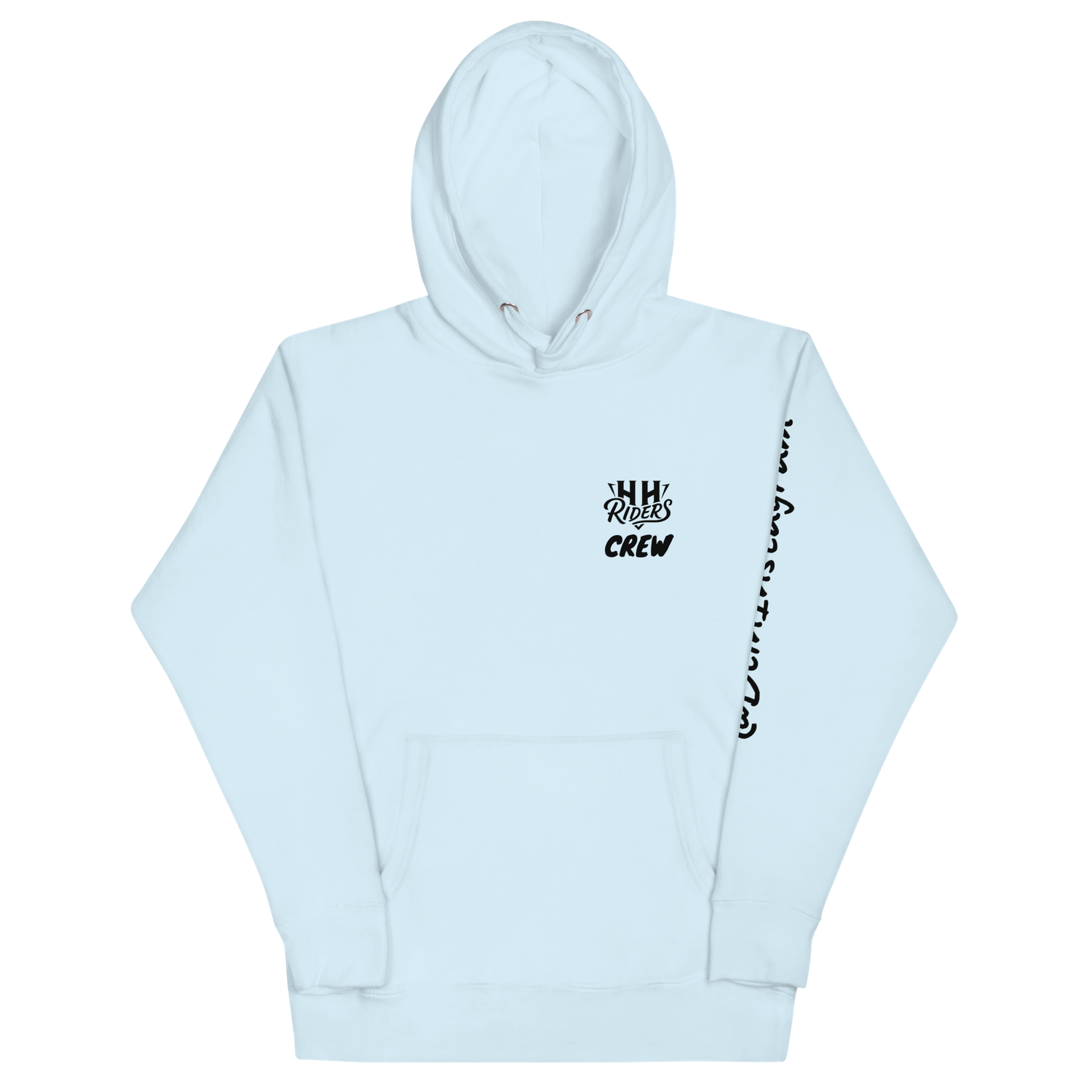 HH Riders Hoodie Black Print Crew Version