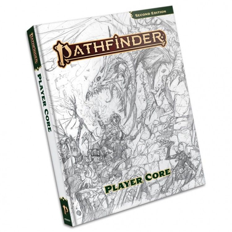 Pathfinder 2E: Player Core Sketch Cover Pathfinder 2E: Player Core Sketch Cover