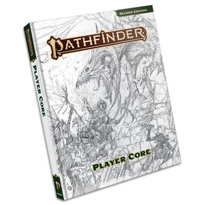 Pathfinder 2E: Player Core Sketch Cover Pathfinder 2E: Player Core Sketch Cover