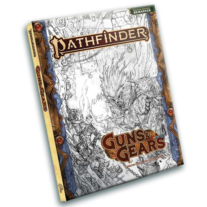 Pathfinder 2E: Guns & Gears (Remastered) Sketch Cover Pathfinder 2E: Guns & Gears (Remastered) Sketch Cover