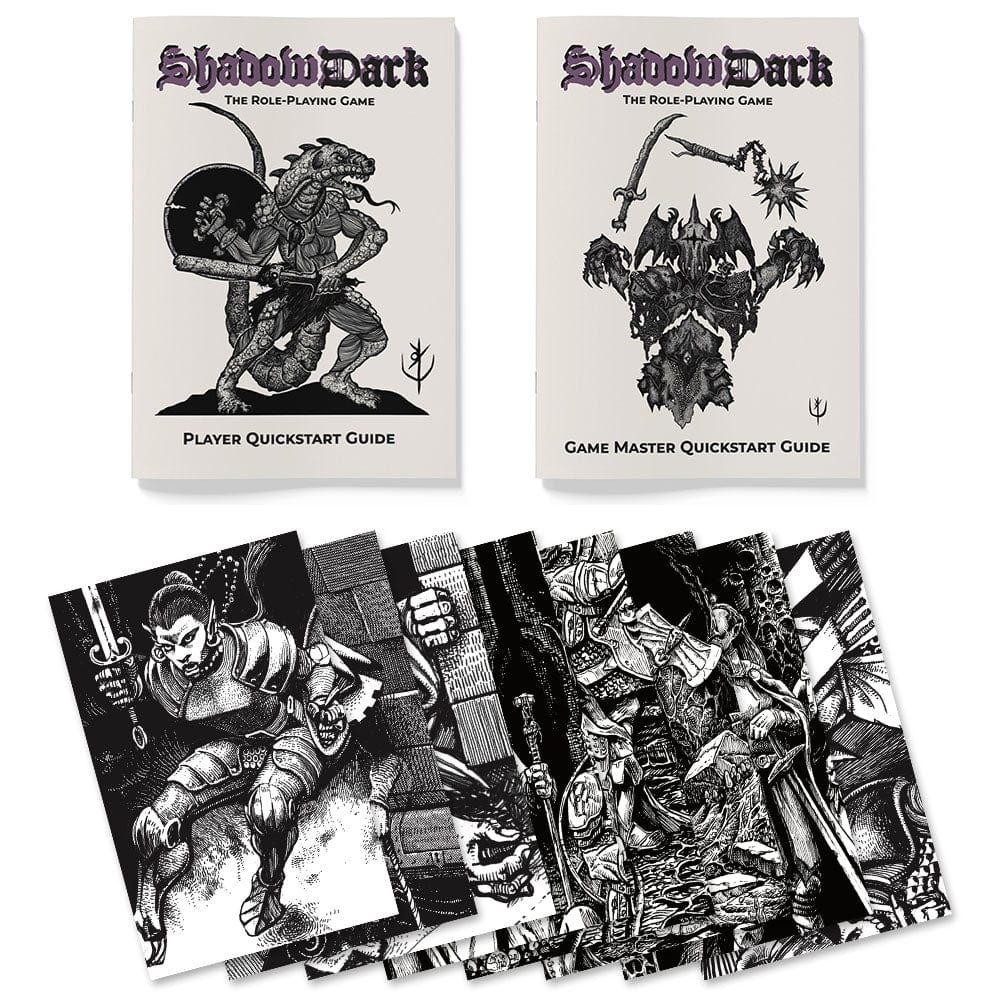 Shadowdark Quickstart Set (Softcover Books + Leaflets)
