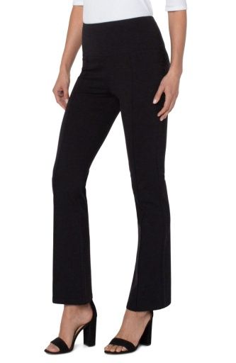 pearl full length flare w pintucks 31in ins, Colour: black, Size: L