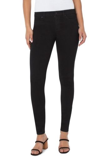 abby ankle skinny 28in ins, Colour: black rinse, Size: 2