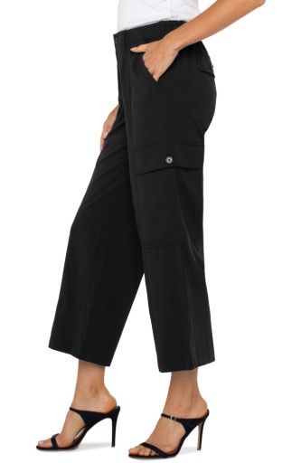 LM7981TS39 hi-rise cargo crop straight 26" ins, Colour: black, Season: s25, Size: 0